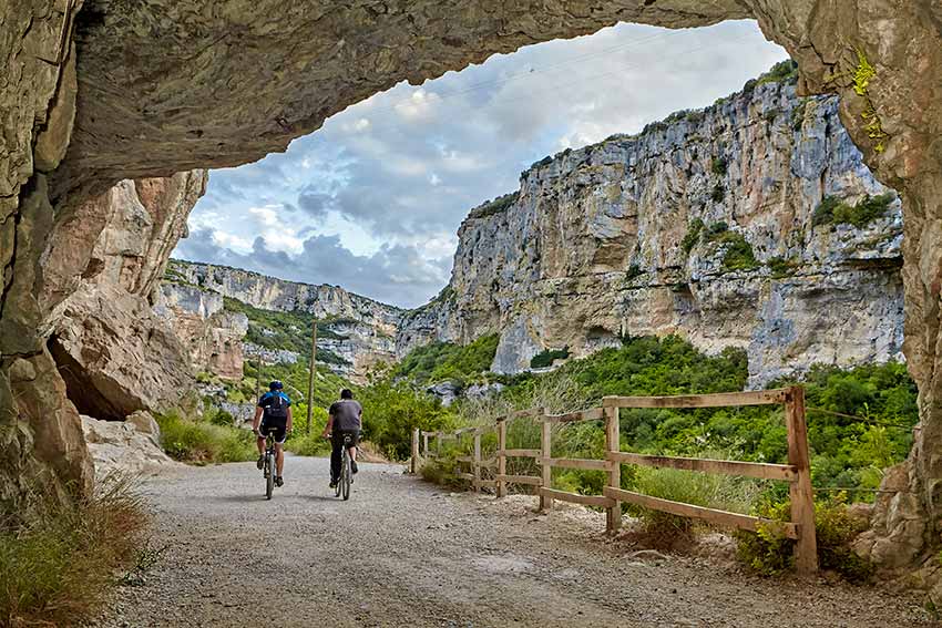 Fotografía Foz de Lumbier - Camping Iturbero, Lumbier, Navarra.